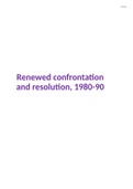 Renewed confrontation and resolution 1980-90 revision powerpoint