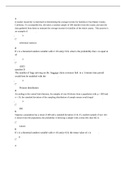 QNT 561 - Final Exam Test. Questions and Answers. Complete. 