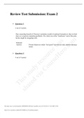 Liberty University - HSCO 506 Review Test Submission Exam 2 &lpar;Beverly&rpar; Questions and Answers