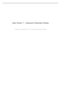 ASU Chemistry 113 Lecture Notes Grade A