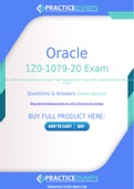 Oracle 1Z0-1079-20 Dumps - The Best Way To Succeed in Your 1Z0-1079-20 Exam