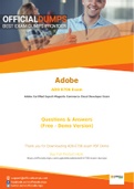 AD0-E706 Exam Questions - Verified Adobe AD0-E706 Dumps 2021