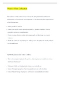 NR 505 Week 5&colon; Data Collection