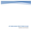 ATI Med Surg Proctored Exam &lpar;Questions and Answers&rpar;