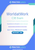 WorldatWork C3E Dumps - The Best Way To Succeed in Your C3E Exam