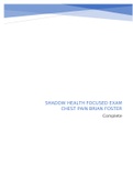 Shadow Health Focused Exam Chest Pain Brian Foster (Complete)
