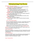 SCIENCE 123654 - Pathophysiology Final Review&period;