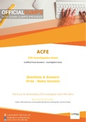 CFE-Investigation Exam Questions - Verified ACFE CFE-Investigation Dumps 2021