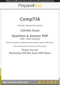 CompTIA CySA+ Certification - Prepare4test provides CS0-001 Dumps
