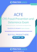 ACFE CFE-Fraud-Prevention-and-Deterrence Dumps - The Best Way To Succeed in Your CFE-Fraud-Prevention-and-Deterrence Exam