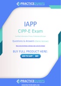 IAPP CIPP-E Dumps - The Best Way To Succeed in Your CIPP-E Exam