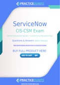 ServiceNow CIS-CSM Dumps - The Best Way To Succeed in Your CIS-CSM Exam