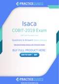 Isaca COBIT-2019 Dumps - The Best Way To Succeed in Your COBIT-2019 Exam