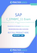 SAP C_EPMBPC_11 Dumps - The Best Way To Succeed in Your C_EPMBPC_11 Exam