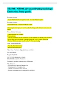 NR 508 &vert; NR508 Advanced Pathophysiology- Endocrine Study guide&period;