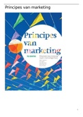Samenvatting Principes van marketing, ISBN: 9789043034098  Bedrijf & Omgeving