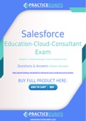 Salesforce Education-Cloud-Consultant Dumps - The Best Way To Succeed in Your Education-Cloud-Consultant Exam