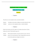NURS 6512 Final Exam &lpar;7 Versions&rpar;&comma; NURS 6512 Midterm Exam &lpar;7 Versions&rpar;&colon; &lpar;100 Q & A in Each Version&rpar; & NURS 6512 Week 1&comma; 2&comma; 3&comma; 4&comma; 5&comma; 6&comma; 7&comma; 8&comma; 9&comma; 10&comma; 11 Quiz &lpar;2 VERSIONS of Each Quiz&rpar;&vert; Latest-2021&comma; 100&percnt; Correct&comma; Complete Document for Exam&vert;