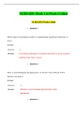 NURS6551N Final Exam &lpar;5 Versions&rpar;&comma; NURS6551N Midterm Exam &lpar;3 Versions&rpar; &lpar;50 Q & A in Each Version&rpar; & NURS6551N Week 1&comma; 2&comma; 3&comma; 4&comma; 5&comma; 6&comma; 7&comma; 8&comma; 9&comma; 10&comma; 11 Quiz &vert; Latest-2021&comma; 100&percnt; Correct&comma; Complete Document for Exam&vert;