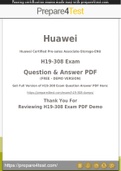 Huawei Certified Pre-sales Associate Storage HCPA-Storage Certification - Prepare4test provides H19-308 Dumps