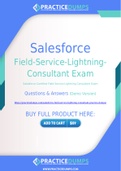 Salesforce Field-Service-Lightning-Consultant Dumps - The Best Way To Succeed in Your Field-Service-Lightning-Consultant Exam