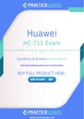 Huawei HC-711 Dumps - The Best Way To Succeed in Your HC-711 Exam