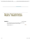 NURS 6541C EXAMS QUESTIONS AND ANSWERS 100%