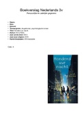 Boekverslag Nederlands  Honderd uur nacht, ISBN: 9789045116396