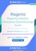 Magento-Certified-Professional-Cloud-Developer Dumps - The Best Way To Succeed in Your Magento-Certified-Professional-Cloud-Developer Exam
