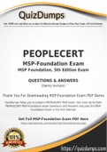 MSP-Foundation Dumps - Way To Success In Real PEOPLECERT MSP-Foundation Exam