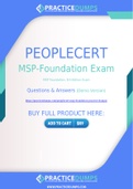 PEOPLECERT MSP-Foundation Dumps - The Best Way To Succeed in Your MSP-Foundation Exam