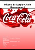 Inkoop & supply chain management Coca Cola