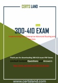 New Cisco 300-410 Dumps - Outstanding Tips To Pass Exam