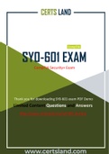 New CompTIA SY0-601 Dumps - Outstanding Tips To Pass Exam