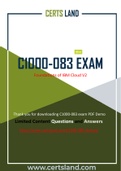 New IBM C1000-083 Dumps - Outstanding Tips To Pass Exam