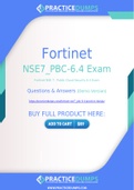 Fortinet NSE7_PBC-6-4 Dumps - The Best Way To Succeed in Your NSE7_PBC-6-4 Exam