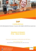 P_S4FIN_2020 Exam Questions - Verified SAP P_S4FIN_2020 Dumps 2021