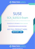 SUSE SCA_SLES15 Dumps - The Best Way To Succeed in Your SCA_SLES15 Exam