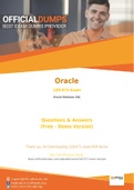 1Z0-071 Exam Questions - Verified Oracle 1Z0-071 Dumps 2021