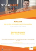 AWS-Certified-Solutions-Architect-Professional Exam Questions - Verified Amazon AWS-Certified-Solutions-Architect-Professional Dumps 2021