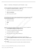BUSN 420 Week 3 &colon; Contracts&colon; Introduction and Formation &ndash; Quiz &lpar;2021&rpar;