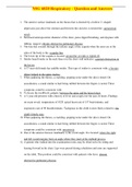 NSG 6020 Respiratory - Question and Answers &lpar;100&percnt; CORRECT&rpar;