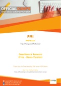 PMP Exam Questions - Verified PMI PMP Dumps 2021