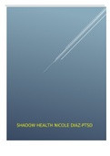 Shadow Health Nicole Diaz-PTSD