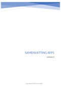 KTF5 - Samenvatting AFP 5