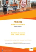 PRINCE2-Foundation Exam Questions - Verified PRINCE2-Foundation Dumps 2021