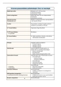 Overzicht geneesmiddelen ziektebeelden:  Pathofysiologie I 