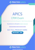 APICS CPIM Dumps - The Best Way To Succeed in Your CPIM Exam