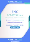 EMC DEA-2TT3 Dumps - The Best Way To Succeed in Your DEA-2TT3 Exam