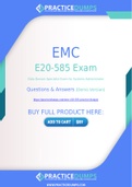 EMC E20-585 Dumps - The Best Way To Succeed in Your E20-585 Exam